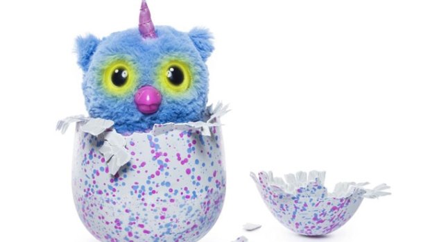 The hatchimal is able to "hatch" from its shell.