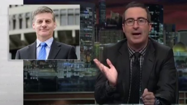 John Oliver called the New Zealand PM "the very poorest man's Daniel Craig". 