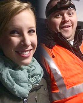 Victims Alison Parker and Adam Ward.