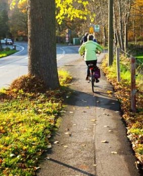 Adults cycling on footpaths is common in most states.