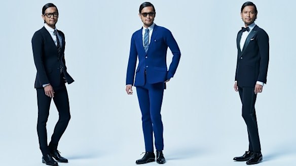 Dressed to shred in Quiksilver's bizarre new True Wetsuits range.