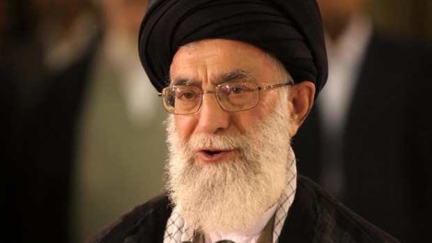 Iran's spiritual leader Ayatollah Ali Khamenei.