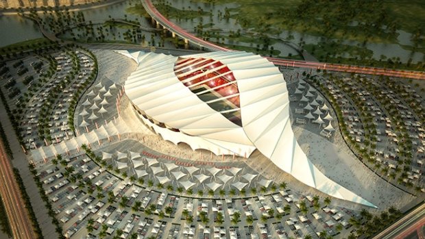 Al-Khor Stadium in Al-Khor. To be built. Expected capacity 45,330.