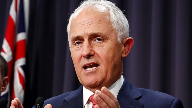 Not happy: Malcolm Turnbull says he can't work with Sally McManus 