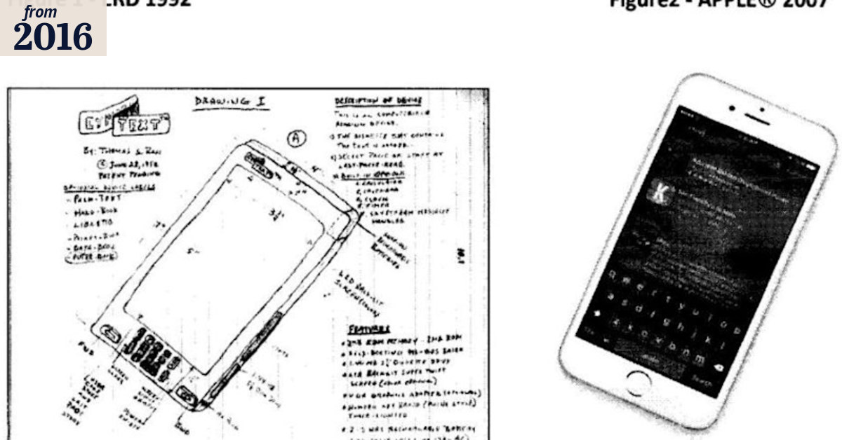 'iPhone inventor' suing Apple for breach of copyright over 1992 drawings