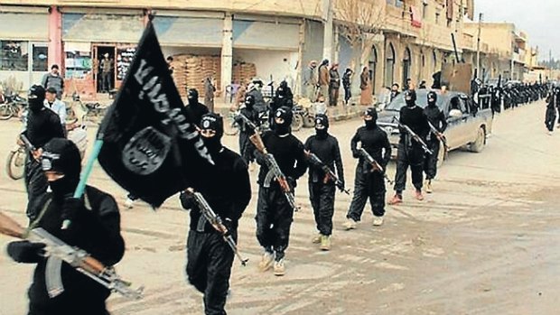 Islamist groups, such as Islamic State (pictured), more than doubled the recruitment of foreign fighters to as much as 31,000 over the past 18 months.
