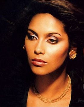 Prince's former girlfriend and protege Denise Katrina Matthews, known as Vanity, in an image from her book.