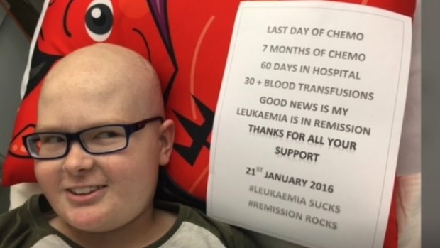 The adventure was celebrating Declan entering remission from his Leukemia.