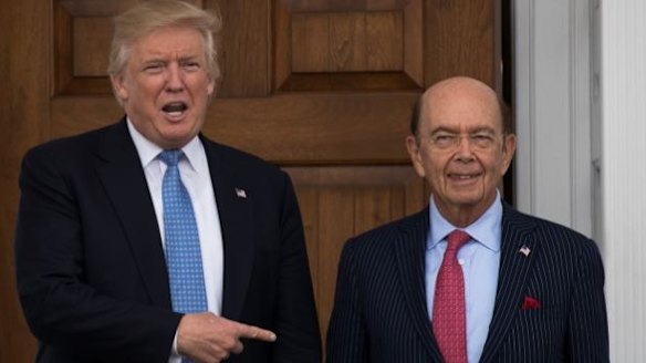 The US commerce secretary, Wilbur Ross.