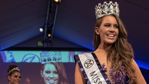Miss World Australia 2014 winner Courtney Thorpe.
