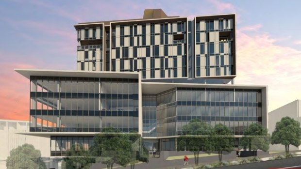 The proposed mixed use development at Taringa will include a day hospital.