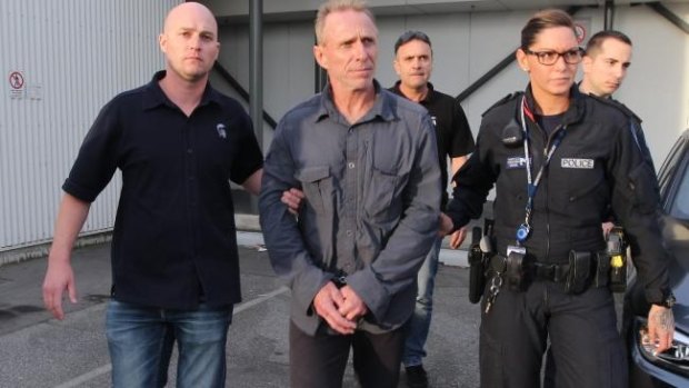 Bernd Neumann was reportedly silent as he returned to WA under police custody. 