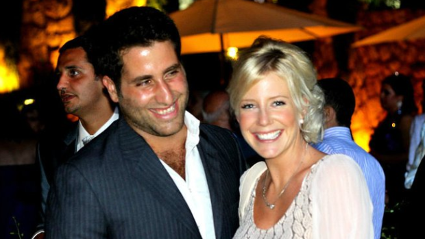 Ali Elamine pictured with his former wife Sally Faulkner.