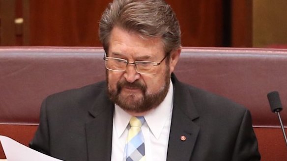 Senator Derryn Hinch told Federal Parliament that transvaginal mesh devices rivalled Thalidomide as one of Australia's worst health scandals.
