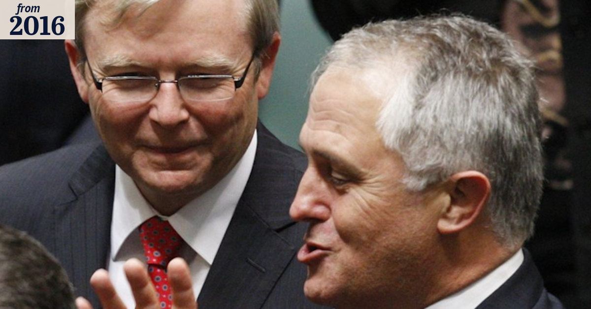 Six reasons Malcolm Turnbull is looking a lot like Kevin Rudd