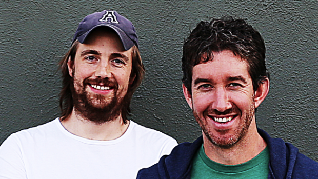 Atlassian co-founders Mike Cannon-Brookes and Scott Farquhar.