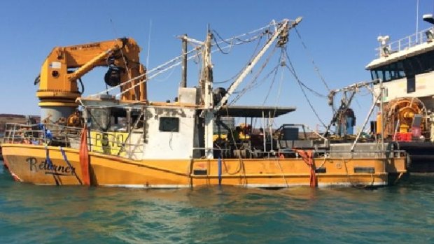 The recovered prawn trawler will now be examined.