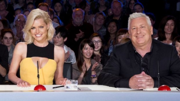 Australia's Got Talent judges Sophie Monk and Ian "Dicko" Dickson.