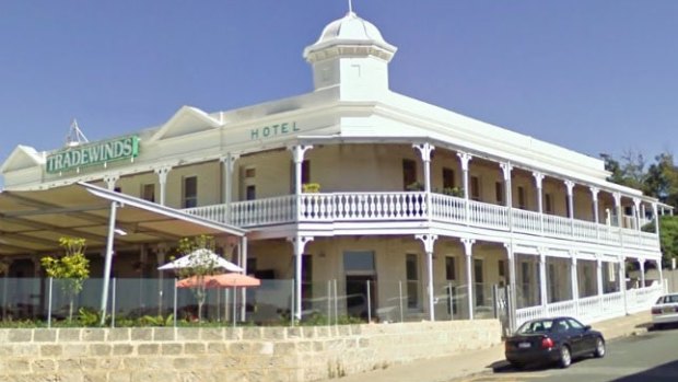 History has seen a number of Perth suburbs change their names. Pictured is the Tradewinds Hotel in East Fremantle, which used to be called the Plympton Hotel.