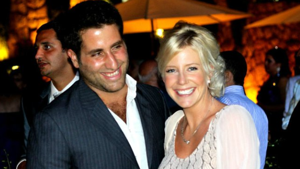 Ali Elamine pictured with his former wife Sally Faulkner.