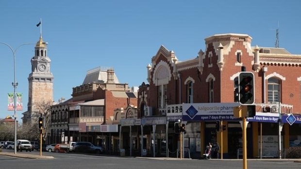 The quiet streets of Kalgoorlie which I remember.