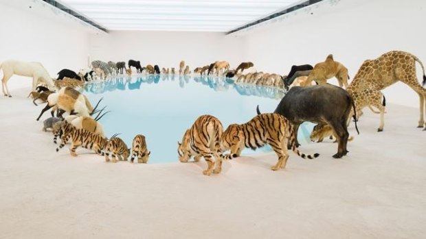 Cai Guo-Qiang's installation work, Heritage 2013, at the Gallery of Modern Art in 2014. The work is one of 150 artworks funded by Ms Schubert for the Queensland Art Gallery.