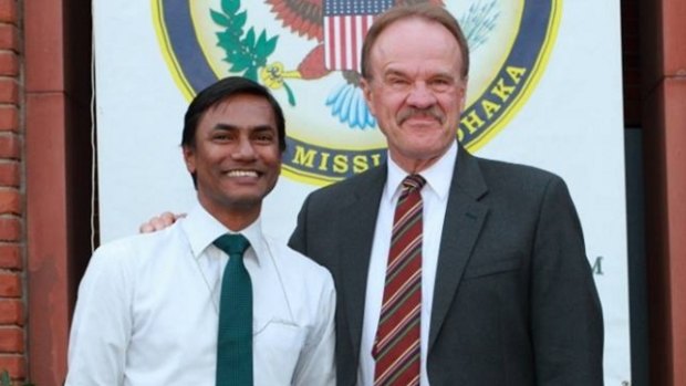 Xulhaz Mannan, pictured left, was murdered in Bangladesh on Monday.