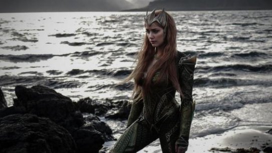 Amber Heard, seen here in character, will return to the Gold Coast to film Aquaman.