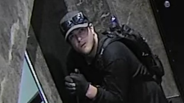 The man wanted by police over 30 burglaries in Melbourne's CBD.