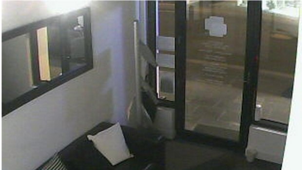 An image taken from a webcam inside a building in Sydney that was leaked on the Russian site.