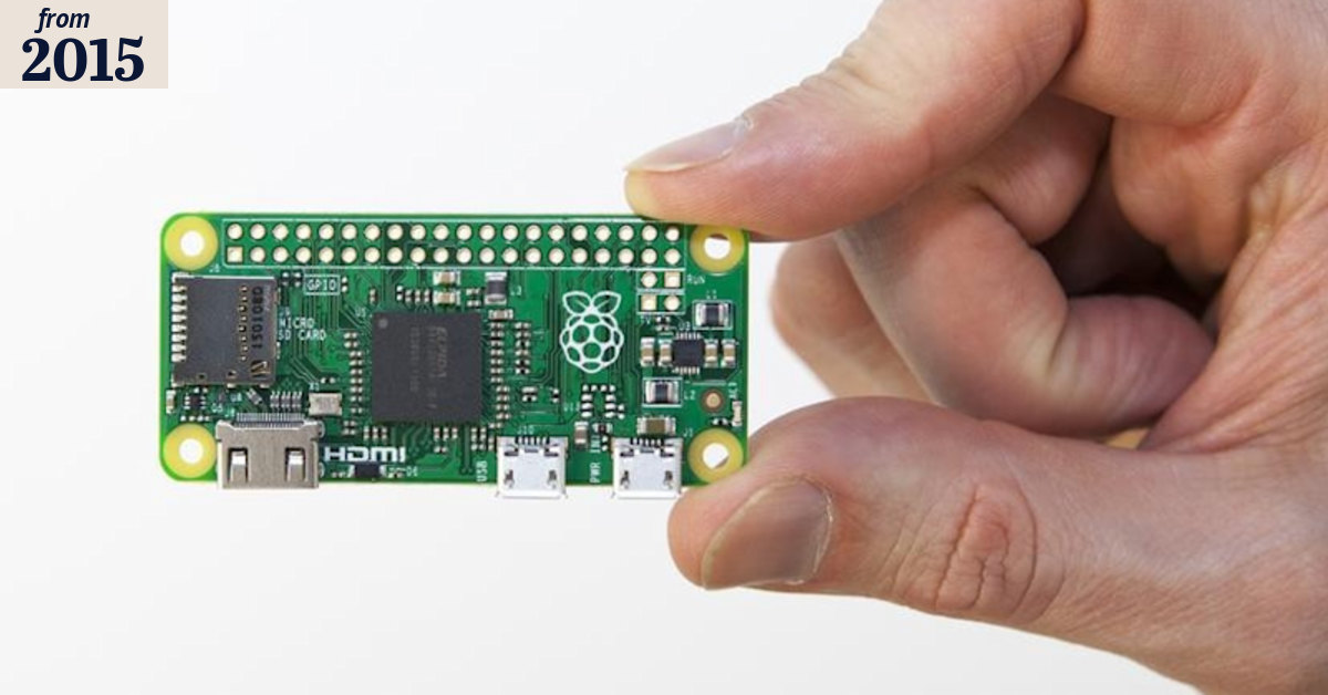 Raspberry Pi Zero is an incredibly small, $7 computer