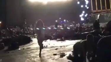 Photos and video posted to social media captured the panic inside the music festival as people tried to flee.