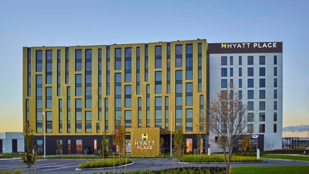 The Hyatt Place hotel at Essendon Fields opens this week.