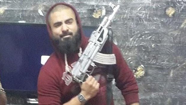 Chilling: Melbourne university student Suhan Rahman poses with a weapon in a social media post.