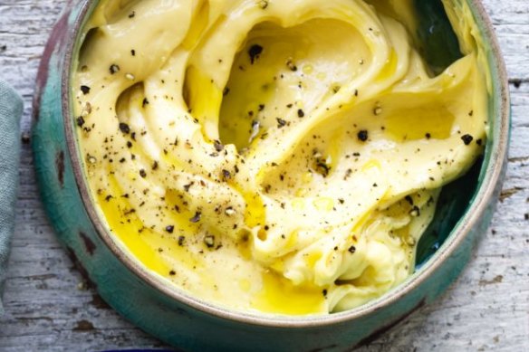 This garlic aioli is a perfect addition to a contemporary rendition of a Provencal 'aioli garni'.