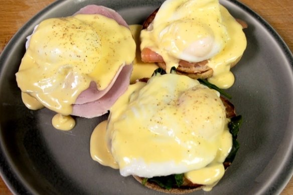 Adam Liaw eggs benedict.