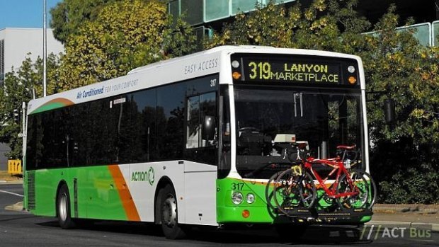 Bike racks are already a common feature on Canberra's buses.