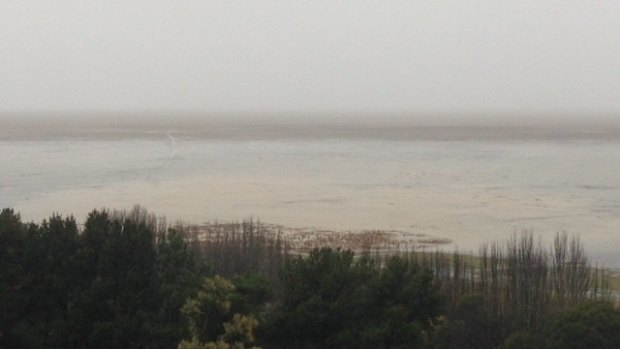 Lake George filling up on Sunday afternoon.