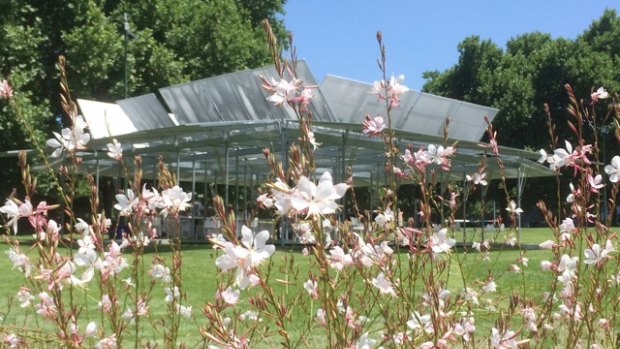 The first MPavilion in 2014. 
