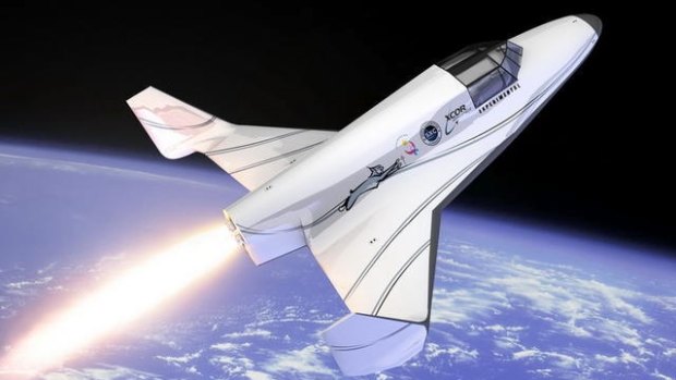 XCOR will offer suborbital flights that will reach the edge of space, about 100km above the ground.