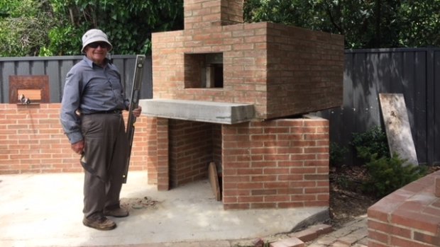 Dante said after six decades of laying bricks, his back is 'still ok'.