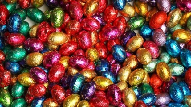 Easter eggs should be made of chocolate. Not carob. Not hard candy. Chocolate.
