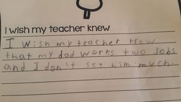 I Wish My Teacher Knew, by Kyle Schwartz