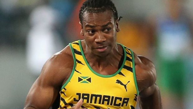 Yohan Blake wins the men's 200 metres at the Jamaican Championships.