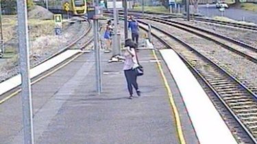 A budgie was found alive on the tracks at Chelmer Station in January.