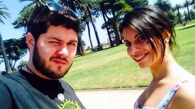 Cyclist Alberto Paulon, with his fiancee Cristina Canedda, was killed after a motorist opened a car door in his path.
