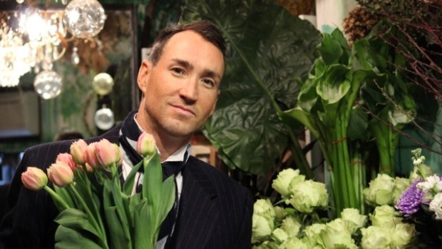 Florist Nicholas Minton-Connell,  owner of Pollon Flowers in Sydney and Melbourne.