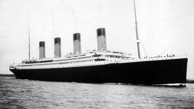 The Titanic leaves Southampton on April 10, 1912.