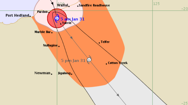 Tropical cyclone Stan weakened to a category two after it crossed the WA coast near Port Hedland.