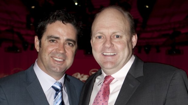 The friendship of former AFL players Garry Lyon and Billy Brownless has apparently broken down.